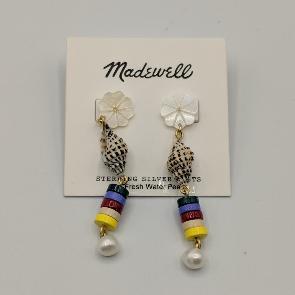 Madewell Beachside Statement Earrings - NWOT